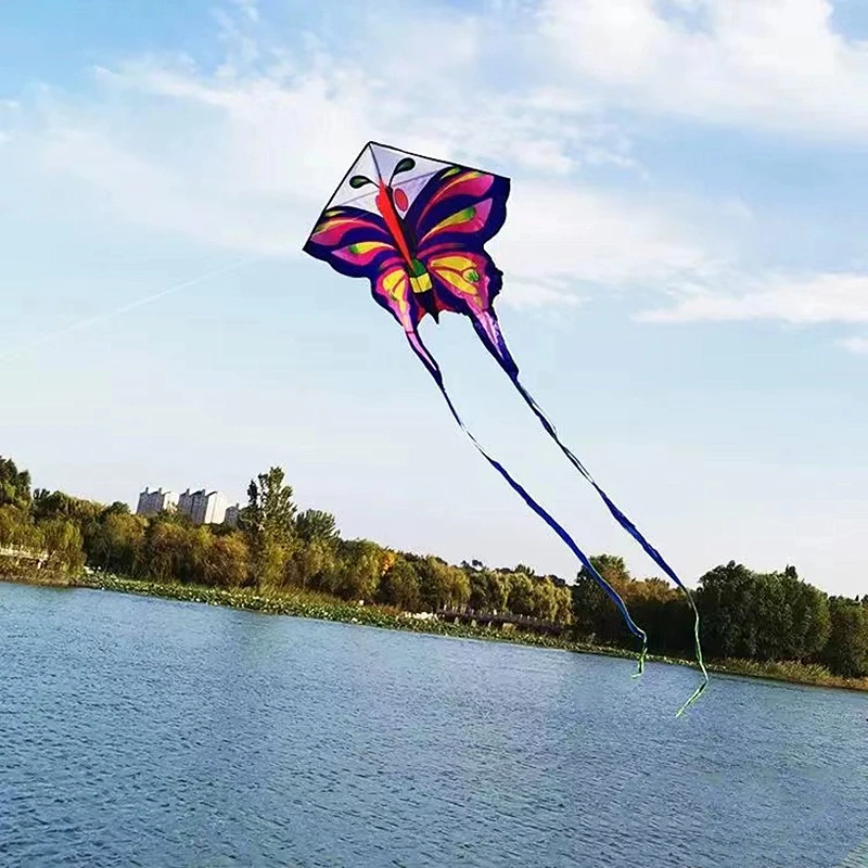 Бесплатная доставка большие воздушные змеи-бабочки летающие детские змеи