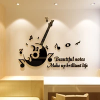 acrylic three dimensional wall stickers art classroom piano room layout background wall decoration stickers home office decor