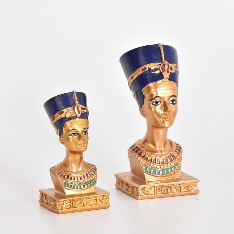Украшение для дома Queen персонаж из смолы подарок голова Клеопатры портрет Египет