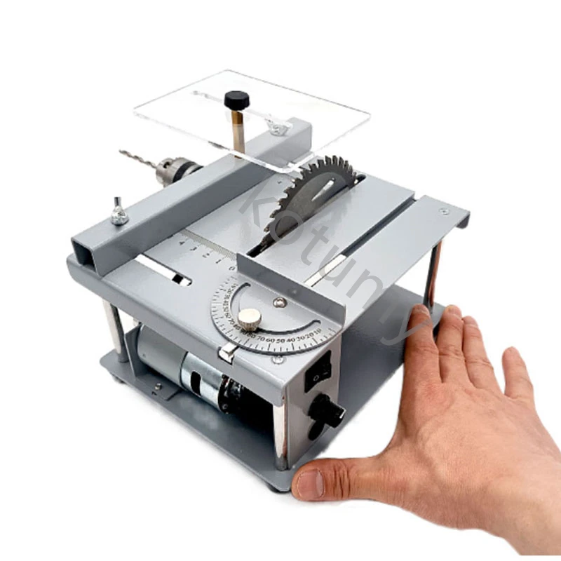 Мини-электрическая пила настольная деревообрабатывающий режущий станок