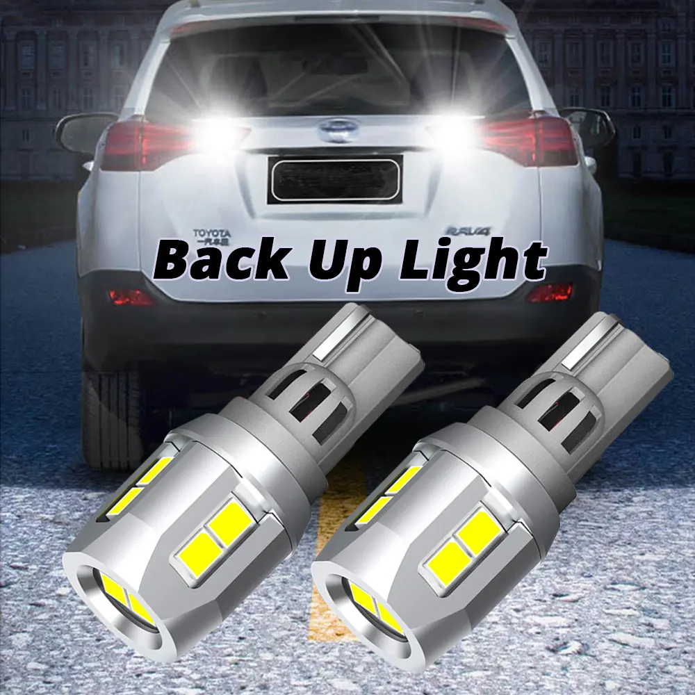 

VANSSI T15 W16W 921 LED Reverse Backup Light Bulb 6000k White Canbus Error Free No Hyper Flash for Toyota RAV4 CH-R Corrola
