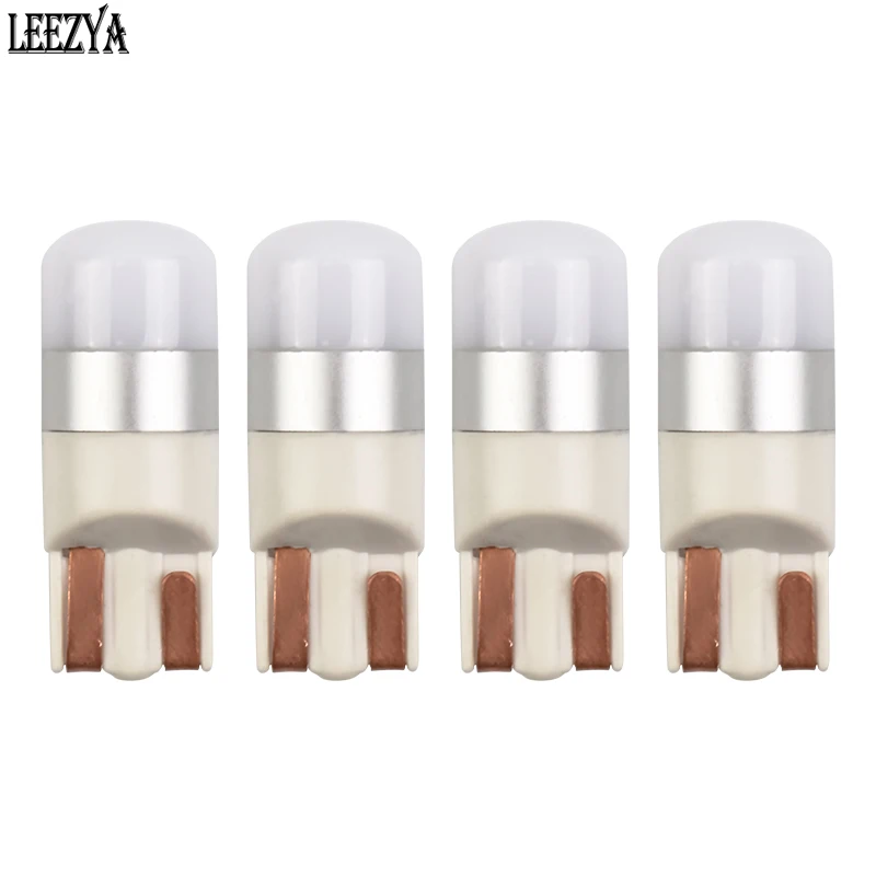

4 шт., светодиодные лампы T10, 3030 SMD W5W