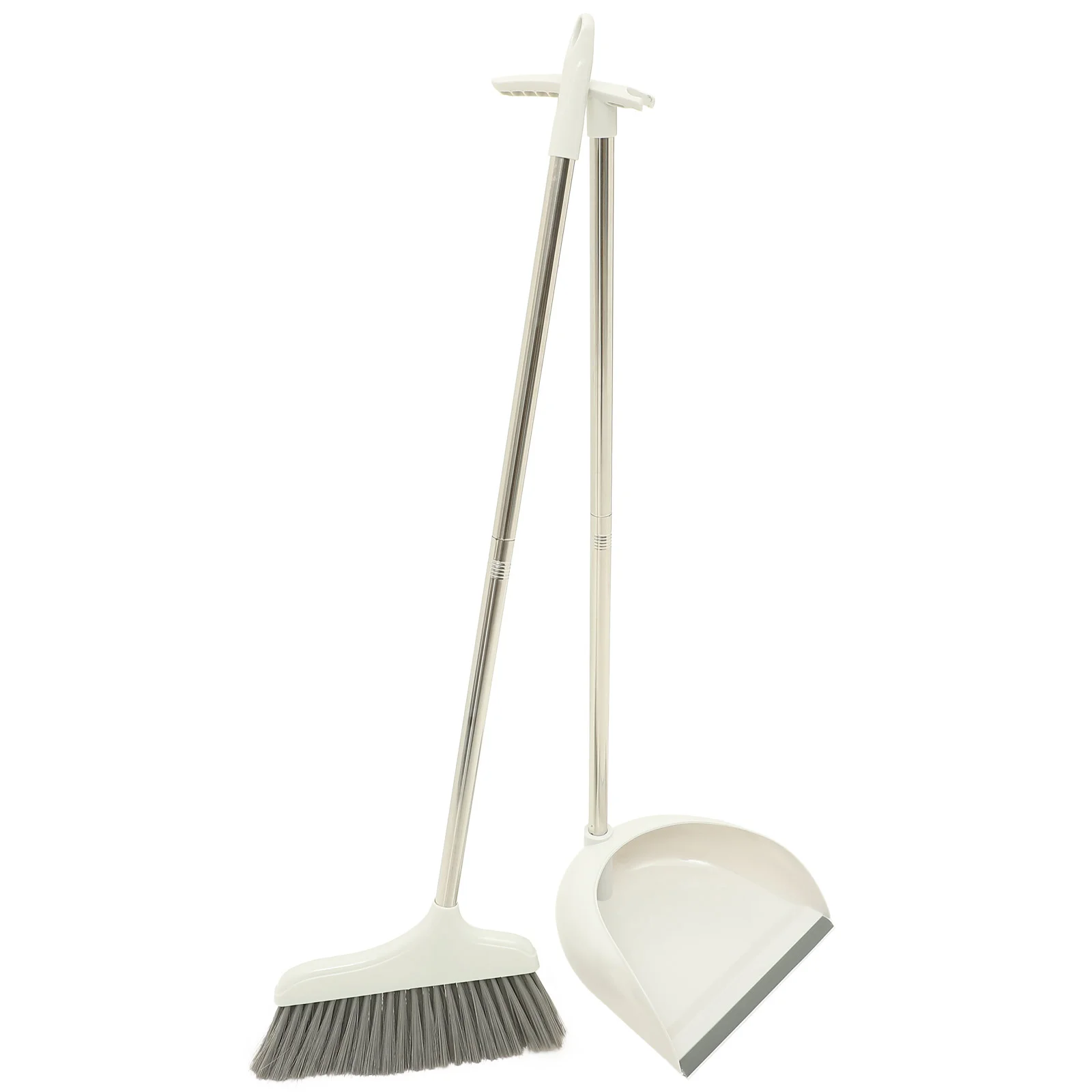 

Broom Office Convenient Dustpan Kit Heavy Duty Metal Supple Household Home Long Handle