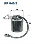 

FILTRON PP840/8 FUEL FILTER X204 0915 W204 0814 S204 0814 W212 0915 C207 1016 W166 1115 VITO W639 10 W447 14 W639 10