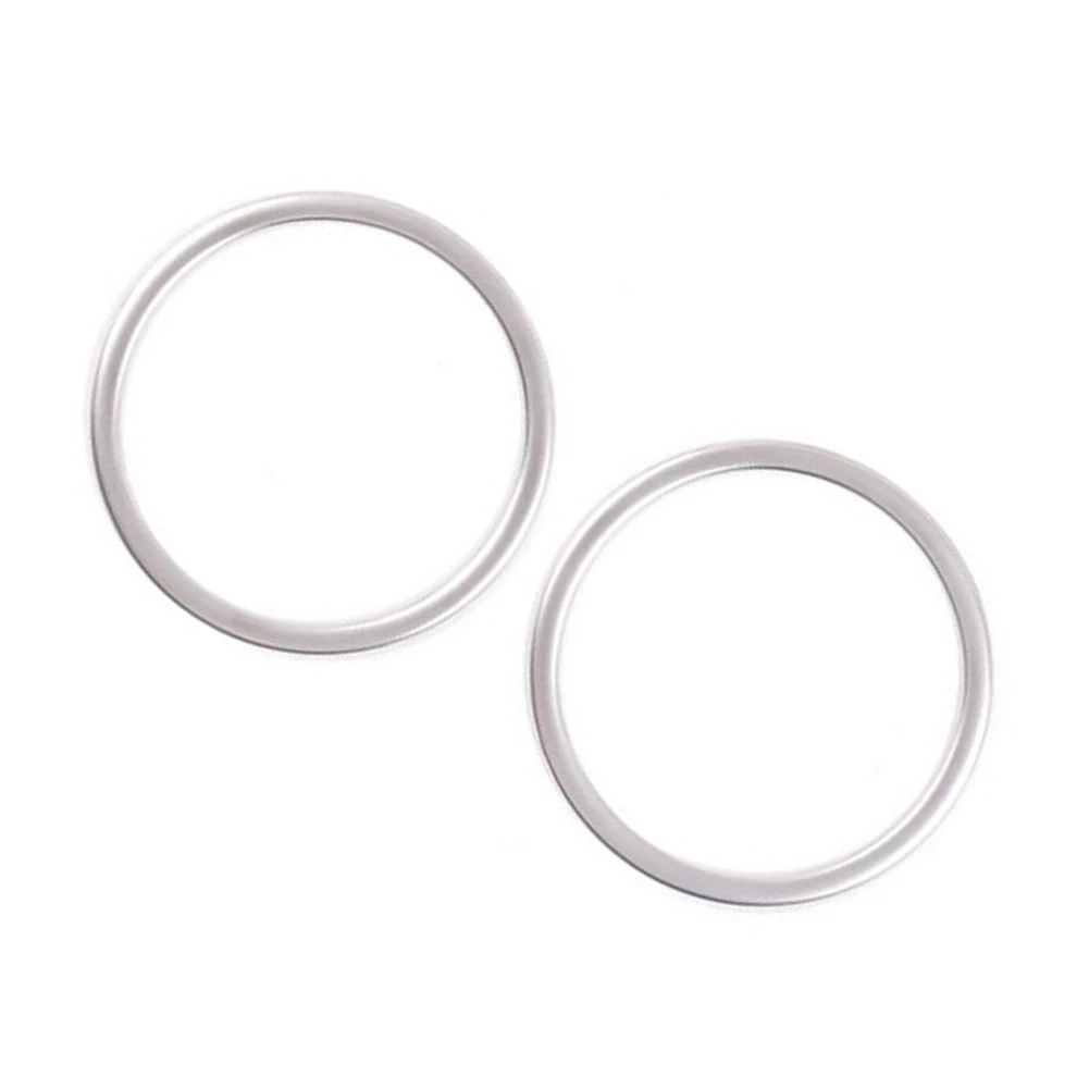 

Silver Horn Protection Ring Colourfast Plastic Rust Proof For BMW 3 Series E90 318i 320i 325i 2005-2011 2006 2007 2008 2009 2010