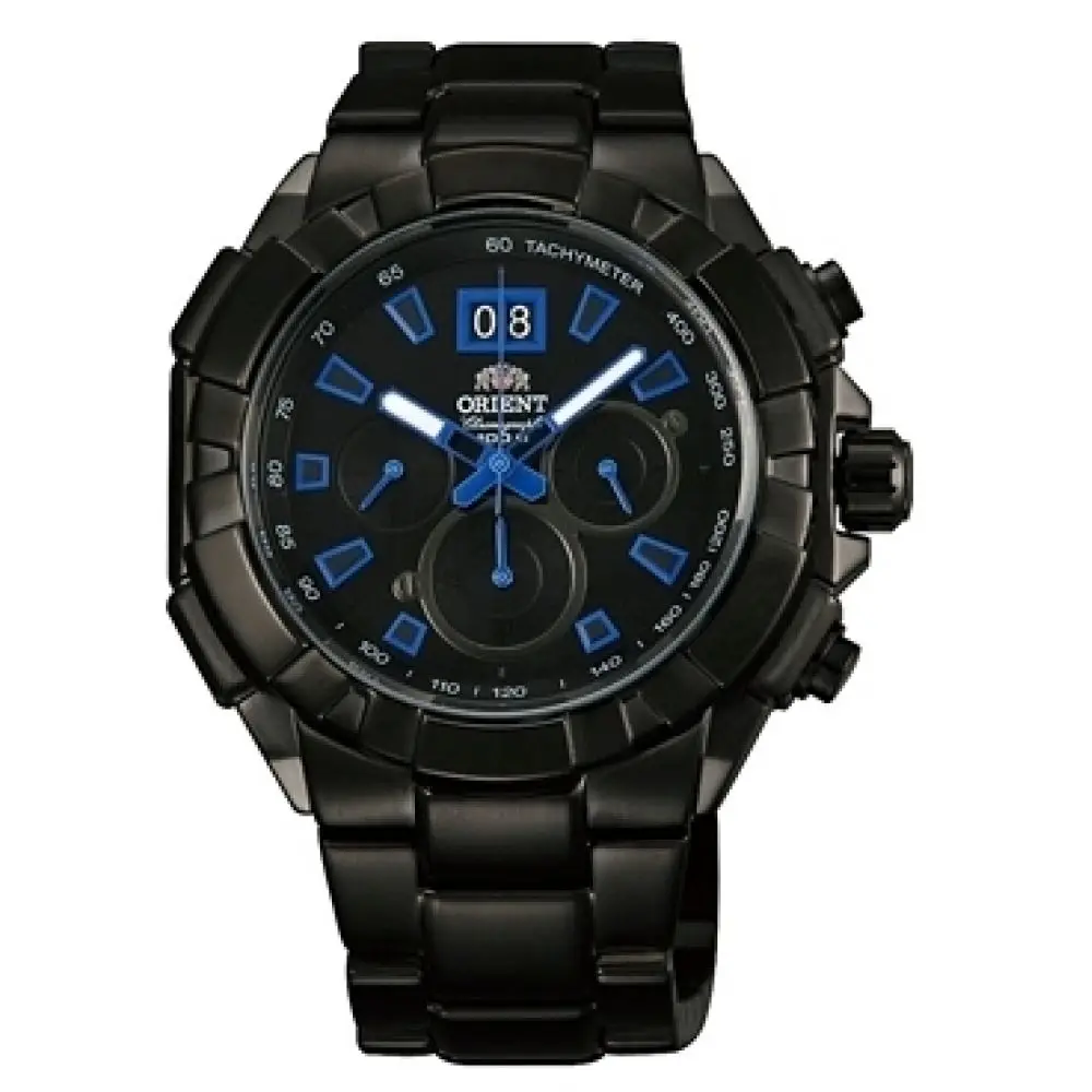 ORIENT FTV00005B мужские кварцевые наручные часы с секундомером тахиметром и окном даты
