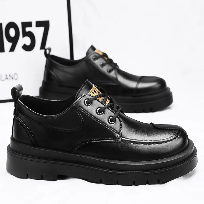 

Men's Leather Shoes Men's Business Formal Wear Brogue Shoes Men's 2023 New Men's Leather Soft Bottom Groom Wedding Shoes