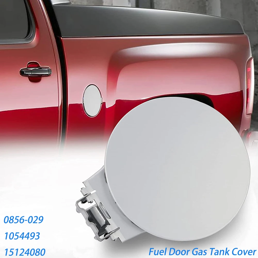 

Gas Door Fuel Filler Cap tank Cover Replacement for GMC Sierra 1500 2500 Chevy Silverado 1500 2500 0856-029 1054493 15124080