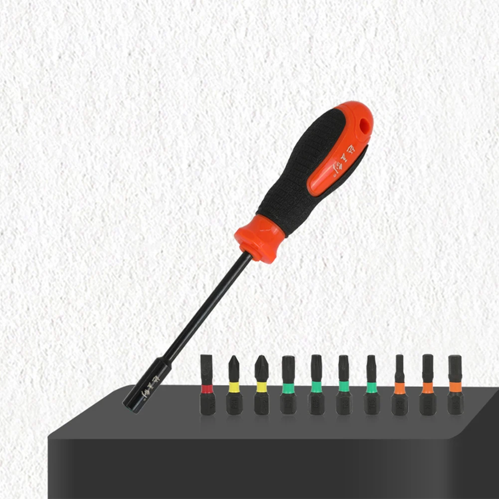 

Набор отверток 10 в 1, многофункциональные магнитные биты для отверток, шестигранная бита Torx для бытовых необходимых инструментов