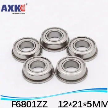 

F6801 F6801-ZZ F6801ZZ F6801-2Z F6801Z zz z 2z F61801ZZ Flanged Flange Deep Groove Ball Bearings 12*21*23*5*1 mm