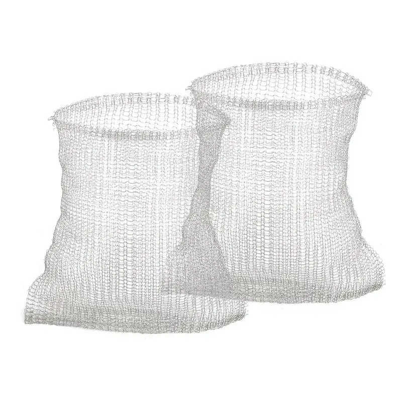 

Root Guard Basket 2 Pcs Root Guard Stainless Mesh Wire Bags Guard Baskets For Plant Root Plant Root Mesh Protector Baskets For