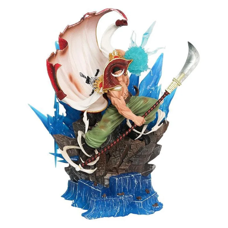 ONE PIECE Аниме Фигурка Модель GK Эдвард Ньюгейт 40 см ПВХ статуя Коллекция игрушек