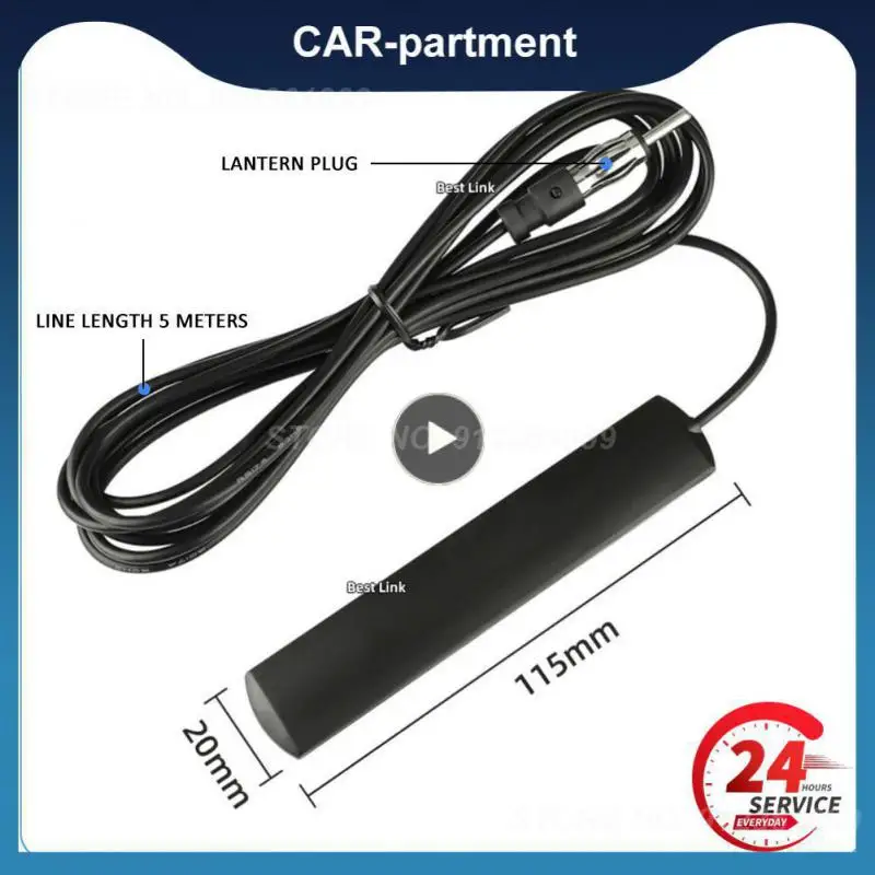1~10PCS Signal Amp Amplifier Stable Signal Practical Antenna Stealth Fm Am Universal Portable Car Radio Easy Installation