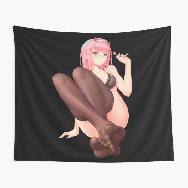 

Sexy Zero Two 02 Darling In The Franxx Tapestry Colored Beautiful Printed Decoration Bedspread Home Bedroom Living Hanging
