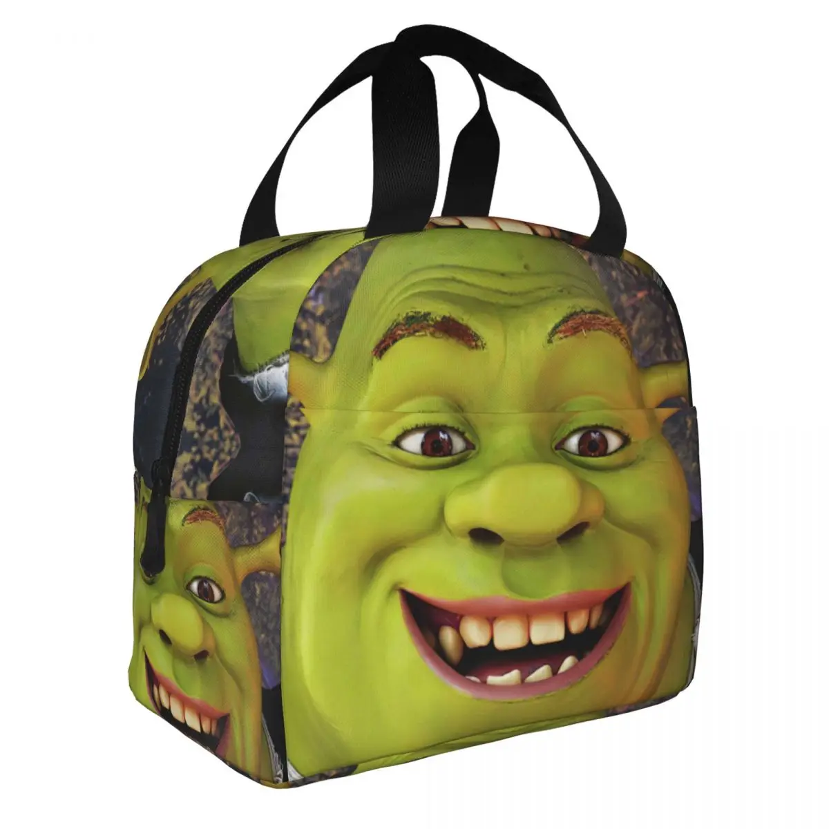 

Shrek Lunch Bento Bags Portable Aluminum Foil thickened Thermal Cloth Lunch Bag for Women Men Boy