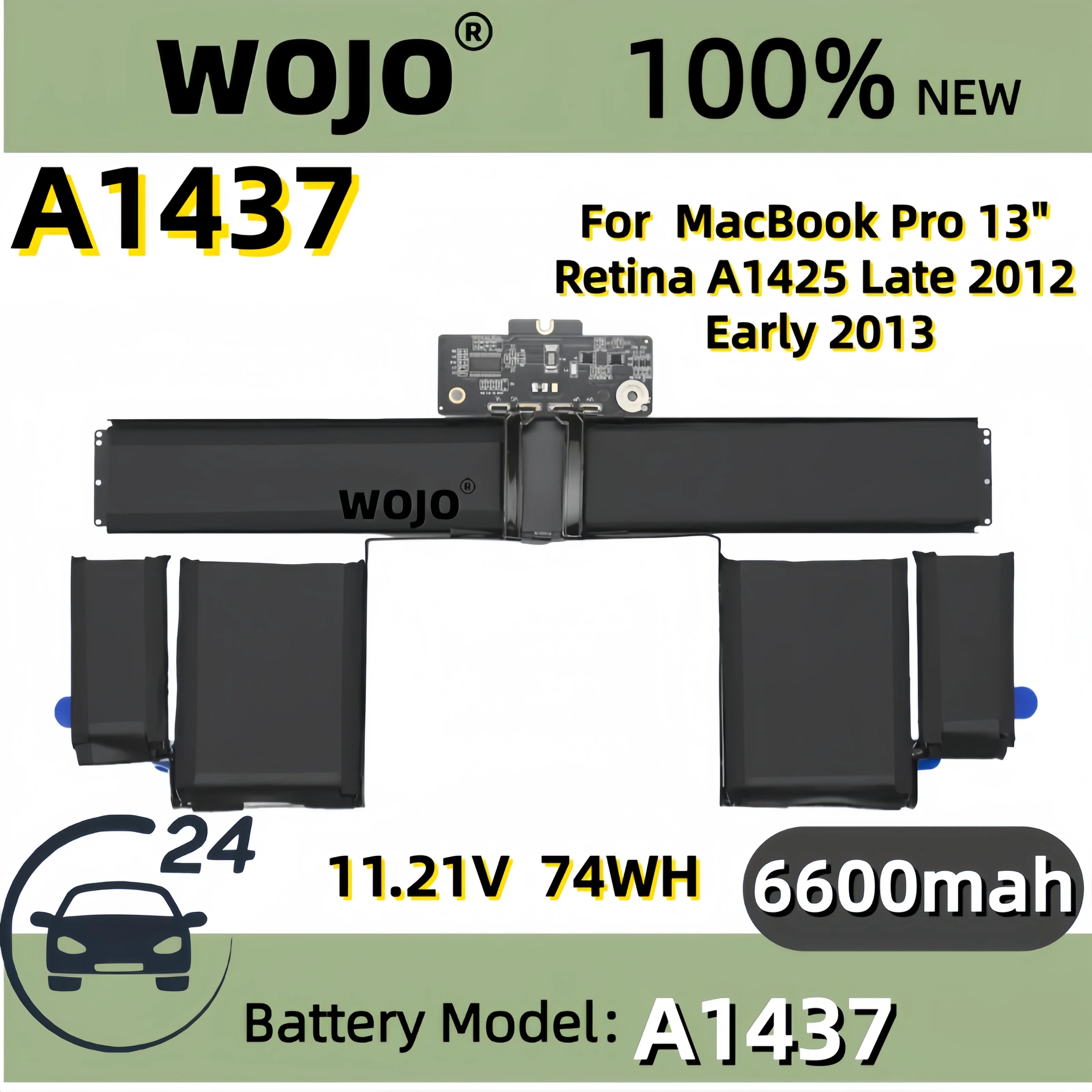 Фото A1322 A1245 A1331 A1437 A2669 A2797 7,2 В 37 Втч Аккумулятор для ноутбука Apple MacBook Air 13 дюймов A1237 A1304 №1