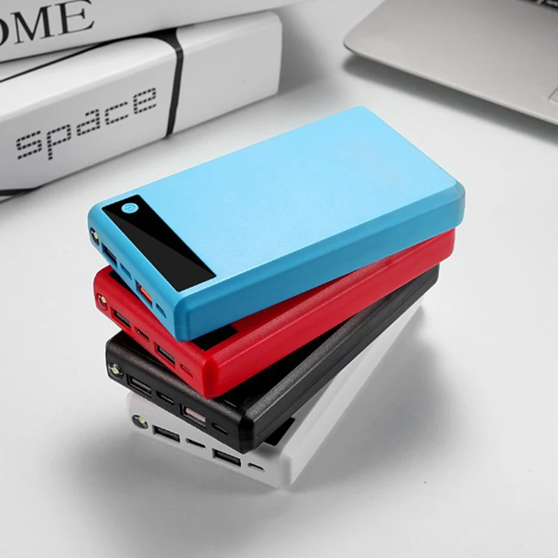 Зарядное устройство для аккумулятора 18650 6 шт. внешний аккумулятор коробка