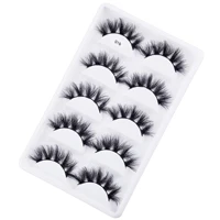 3d mink hair fake eyelashes new products soft fluffy thick mink lashes bulk wholesale lash supplies cd curl strip lashes