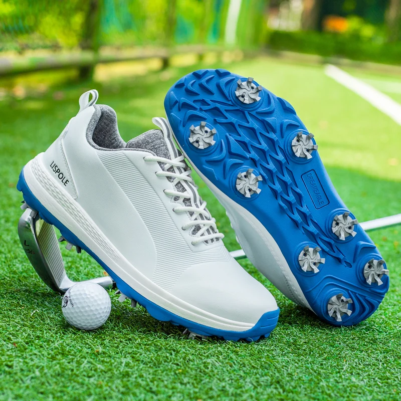 

Spikes Golf Shoes Men Women Big Size 40-47 Luxury Golf Sneakers for Men Luxury Golfers Shoes Anti Slip Golfers Sneakers