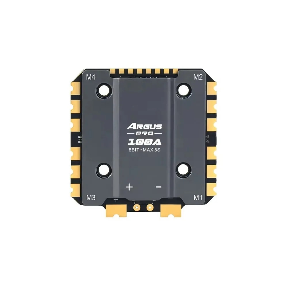 Фото DroMaSsAxisflying Argus Pro 80A 100A 8-битный 32-битный 8S ESC регулятор скорости, подходит для 13-дюймовых FPV дронов. №3