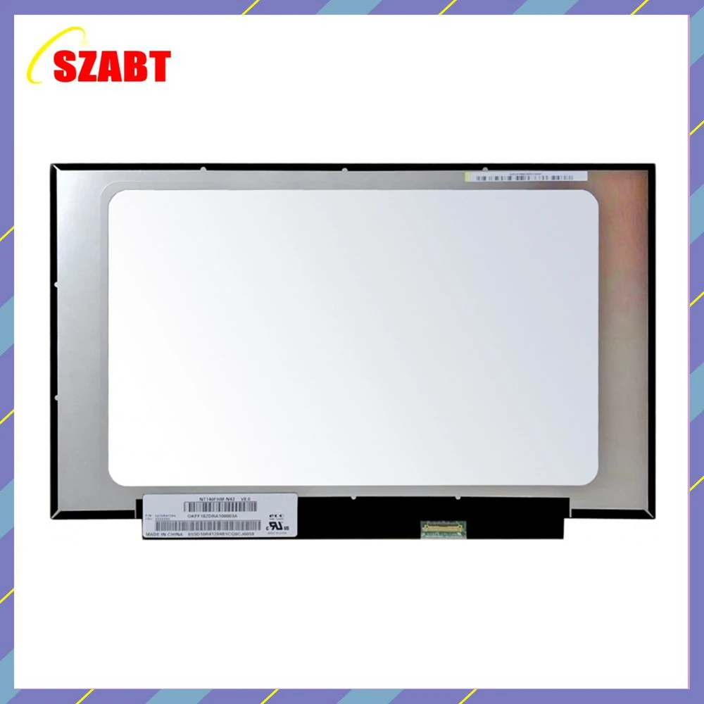 14 0-дюймовый тонкий светодиодный матричный NT140FHM-N43 N44 B140HTN02.0 N140HGA-EA1 ЖК-экран для