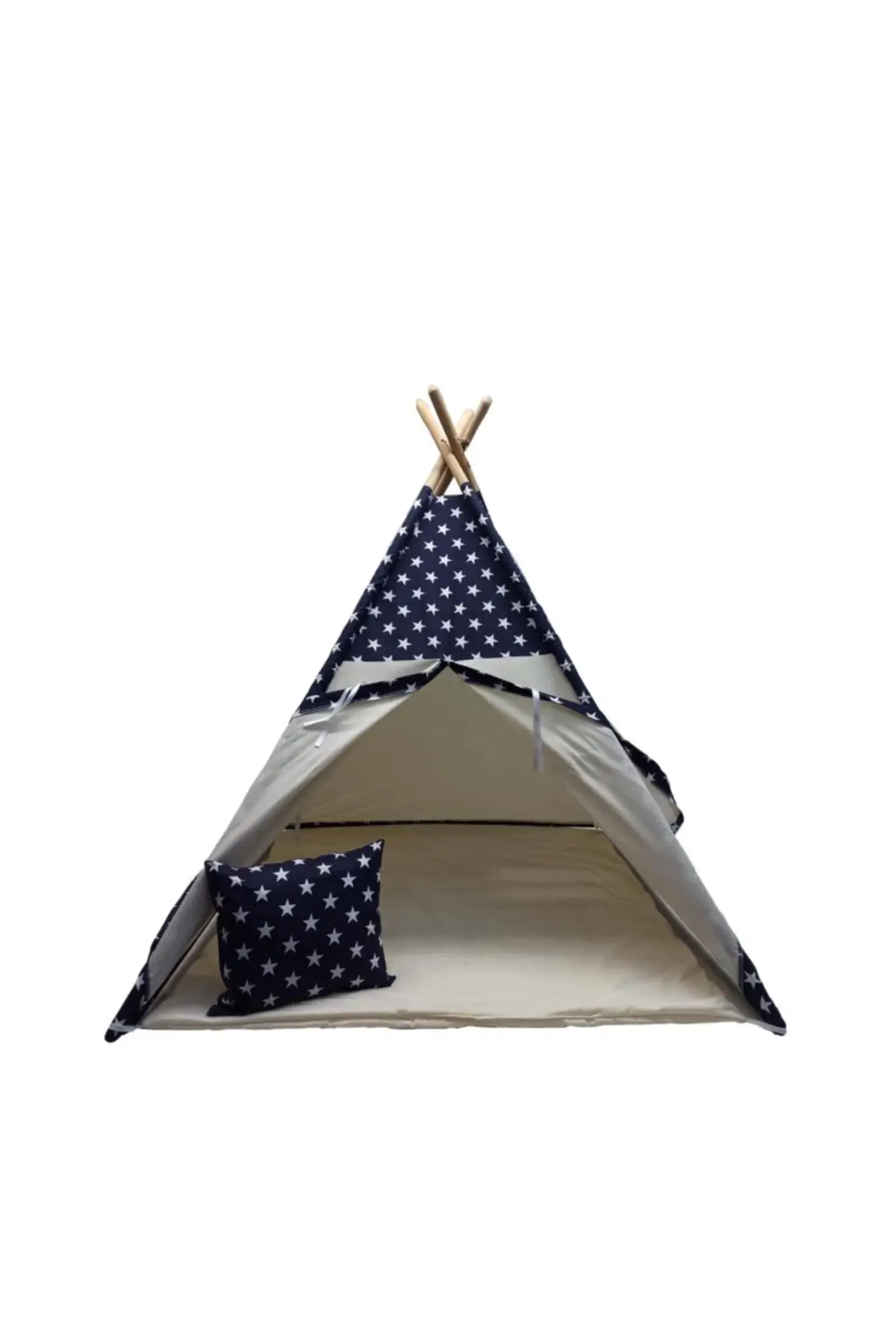 Игровая палатка Devrileyen не собранная детская игровая тёмно-синяя звезда |