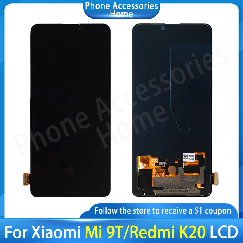 

ЖК-дисплей 6,39 дюйма для Xiaomi Mi 9T Mi 9T Pro, экран с дигитайзером в сборе для Redmi K20 LCD Redmi K20 Pro, дисплей, запасные части