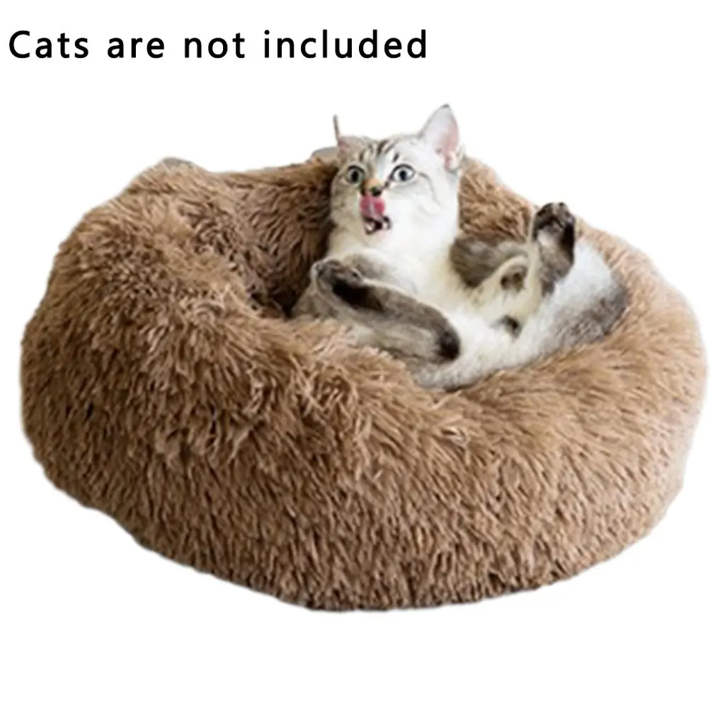 

Autumn And Winter Thickening South Korean Plush Round Pet Nest Mat Cat Litter Kennel Small And Medium Cloth Pet Nest