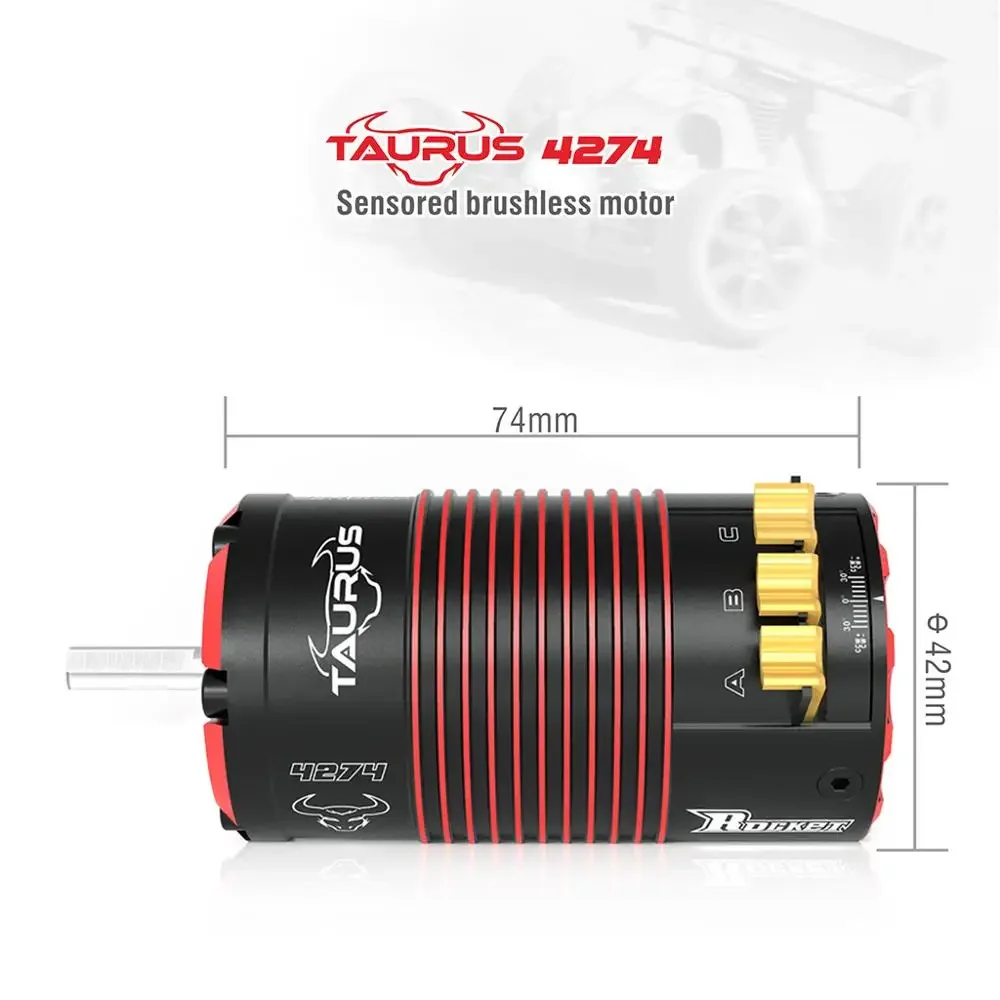 Фото Бесколлекторный сенсорный мотор UniFlyRocket V2 4268 4274 2700KV 2450KV 2150KV 1850KV 1550KV 2200KV 1950KV для радиоуправляемых моделей 1/8 (для шоссейных и внедорожных машин) №3