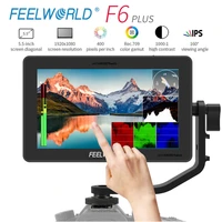 feelworld f6 plus portable monitor 6 inch on camera dslr field monitor video monitor camera for canon nikon sony studio