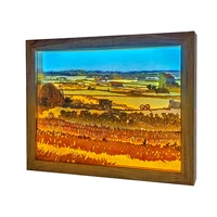 wall photo frames shadow box led table lamp van goghs harvest paintings for living room frames pictures poster frame wall art