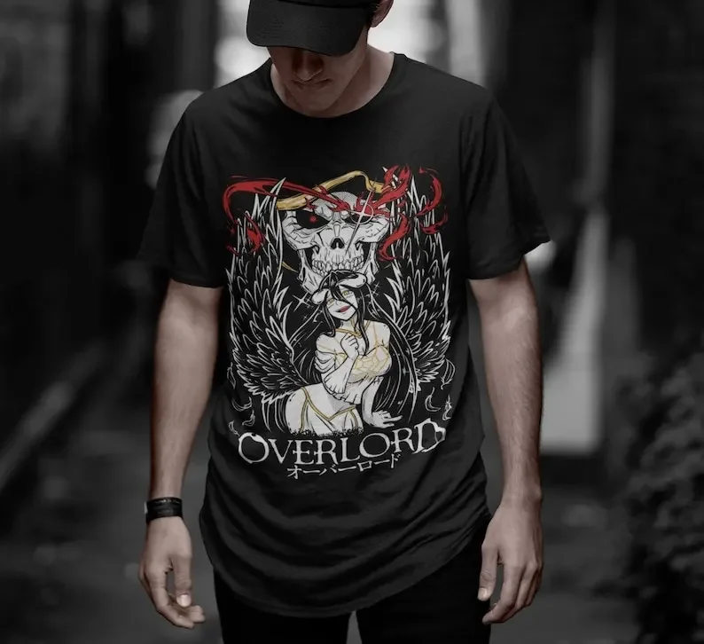 Футболка Albedo Overlord-уличная одежда с мотивами из аниме
