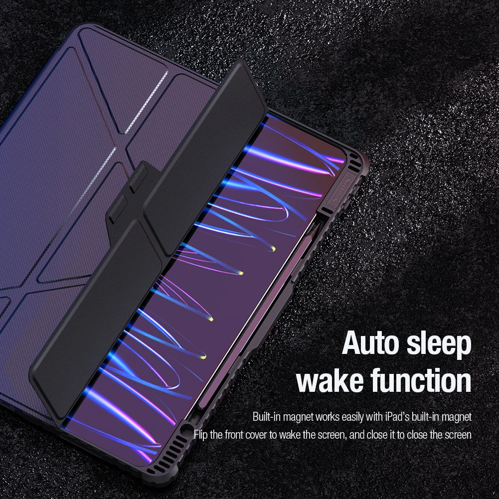 Чехол Nillkin для iPad Pro 13-дюймовый чехол 11 2024 Air 13 Многоугольная складная защита