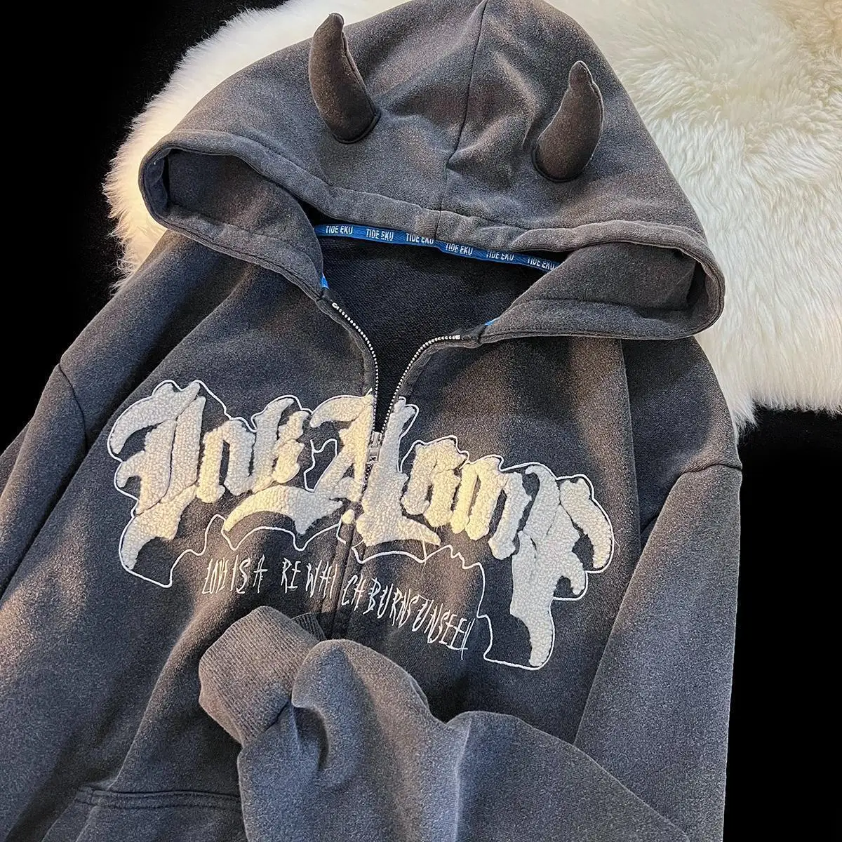 

Fashion Zip up Hoodies Women Grunge Clothes Oversized Sweatshirt Ladies Retro Harajuku Tops Hooded Jacket Streetwear Y2K Clothes