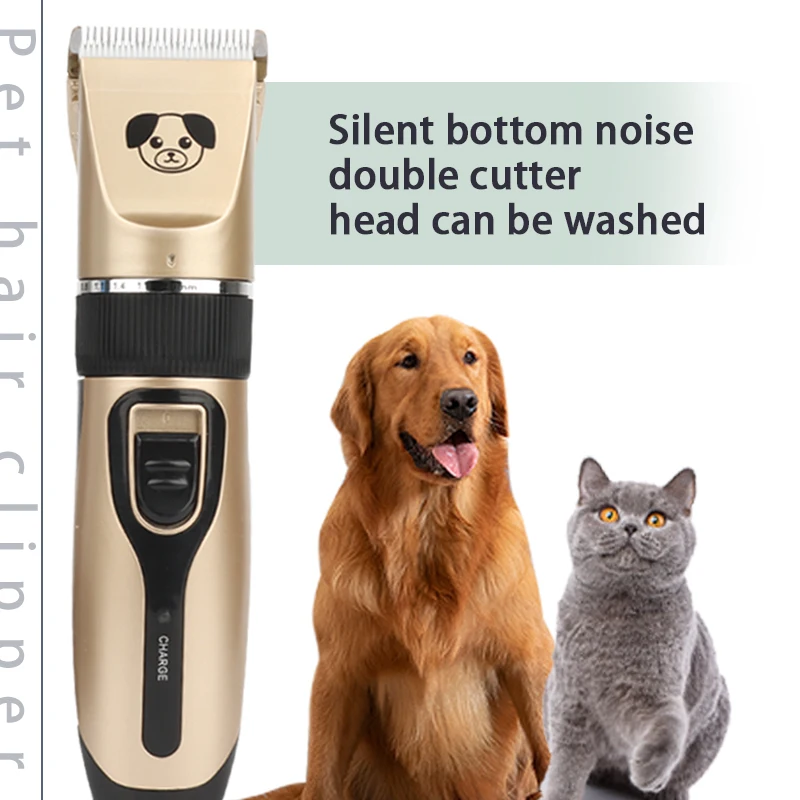 

Rechargeable Pet Dog Hair clipper Trimmer Professional Cat Animal Hair Clipper Low Noise Remover Grooming Kit USB Shaver