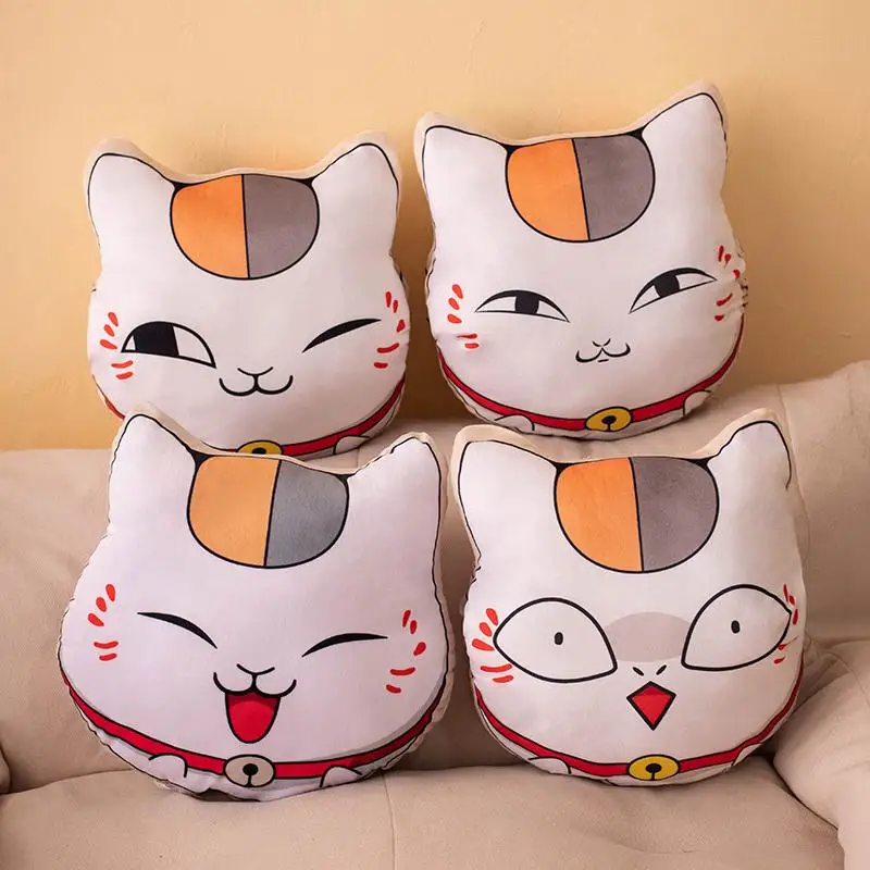 

35cm Anime Natsume Yuujinchou Nyanko Sensei Cat Plush Toy Soft Stuffed Cat Teacher Pillow Warm Hands Doll Birthday Gift For Kids