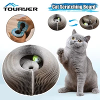 organ cat scratch board cat toy with bell cat grinding claw cat climbing frame round corrugated cat lounge bed cat scratch toy