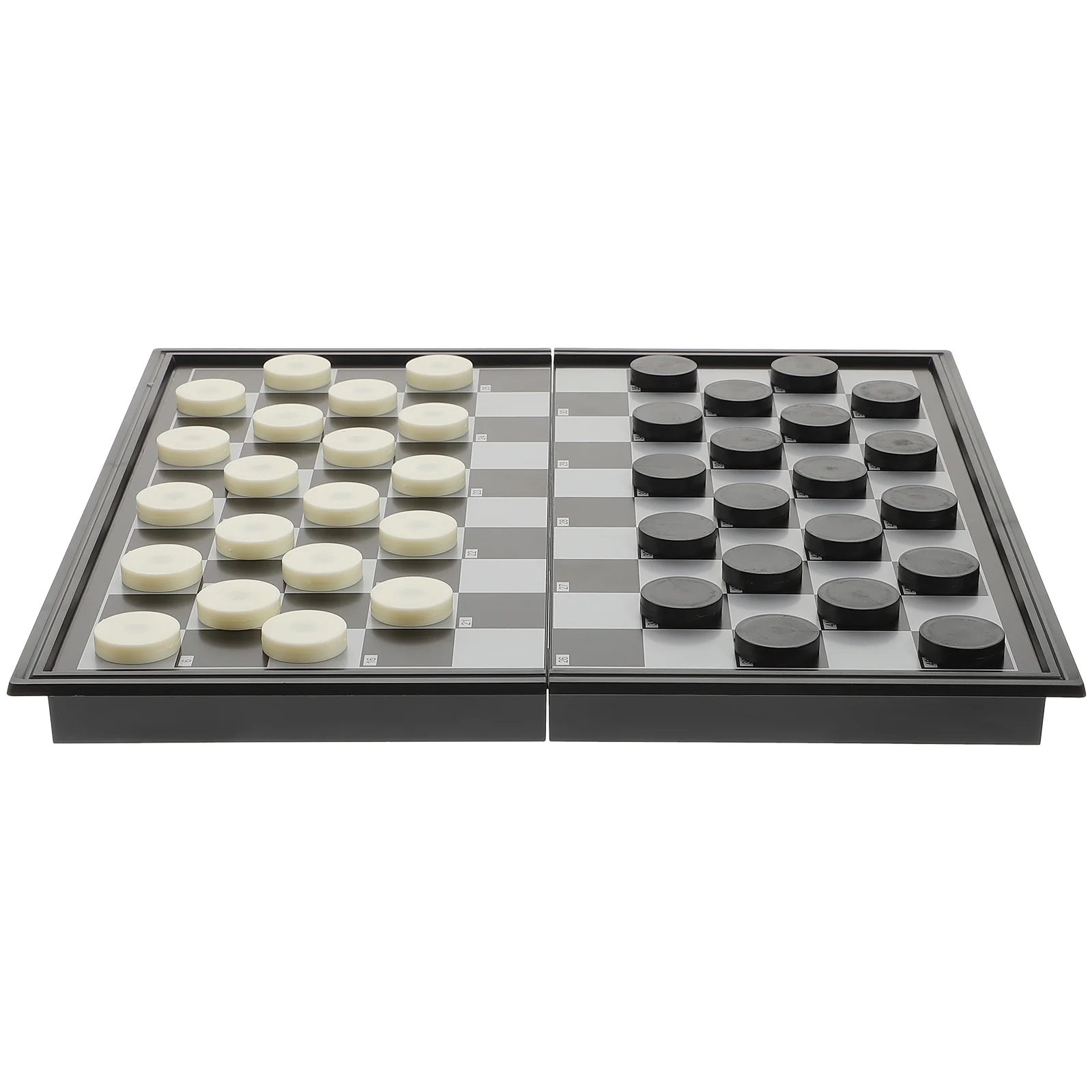 

Checkers Magnetic International Portable Board Game Indoor Travel Chess Toys Kids