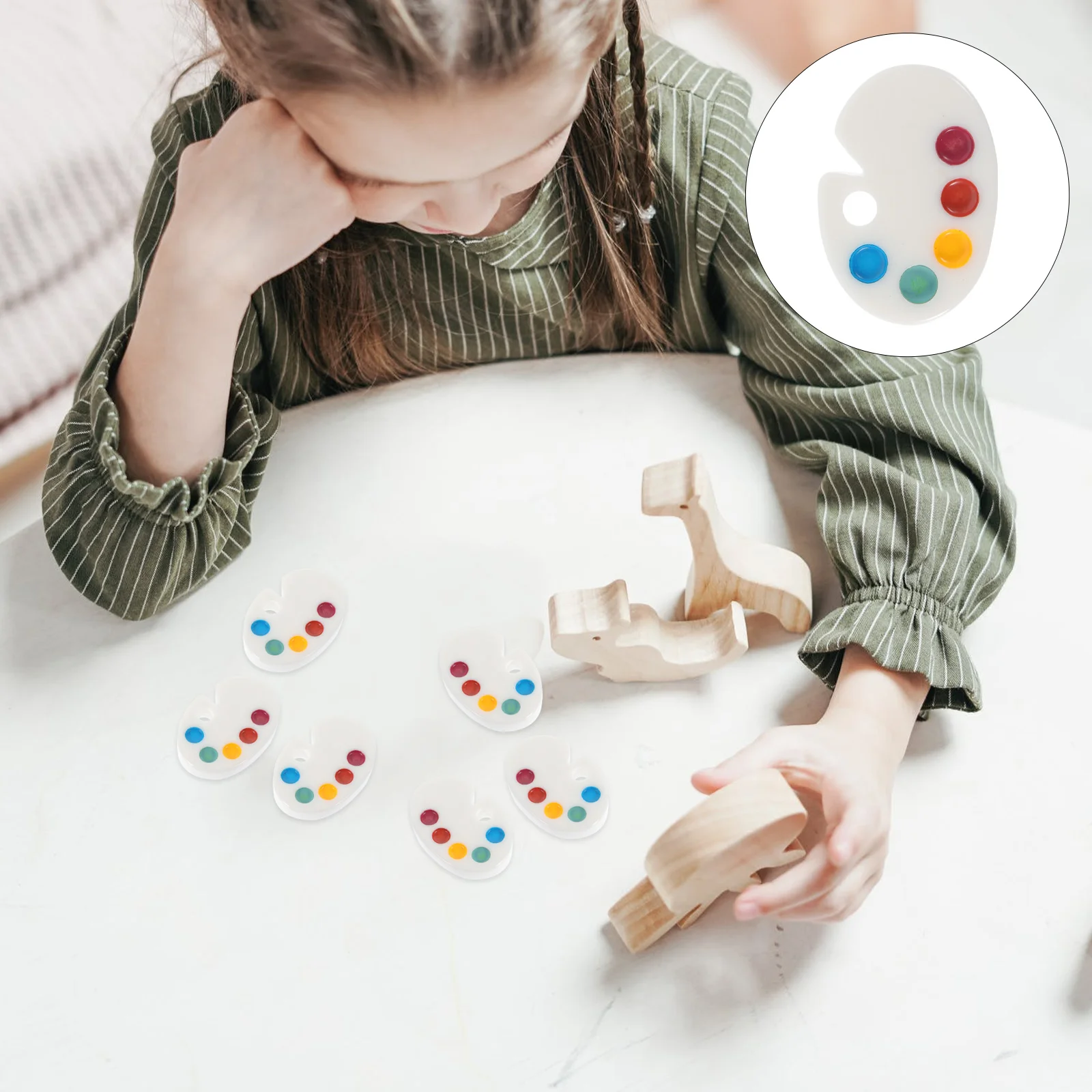 

Mini Miniature Decorationornamentdecorative Crafttray Mixing Housesimulation Toy Play Pretendfurniture Tool Painting Accessories