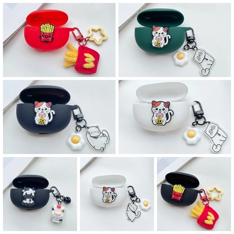 ДЛЯ Jabra Elite10 / Elite 8 Active/85t/75T чехол милый мультяшный Кот силиконовый 75T наушники с