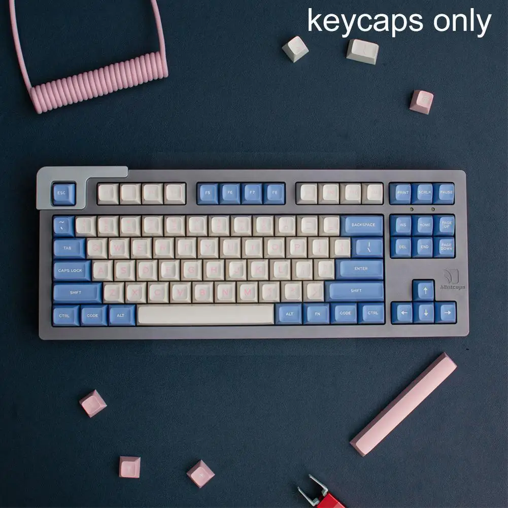 

237 Keys DOUBLE SHOT Keycaps SA Profile Bubble Copy Keycap For ISO 6.52 7U Space Bar Key RK61 GMMK Pro NJ80 Mechanical Keyb H2C0
