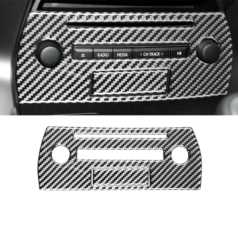 

For Lexus NX 200 200T 300H 2014-2019 Car CD Panel Frame Decor Sticker Decal Cover Trim Auto Accessories Interior Carbon Fiber