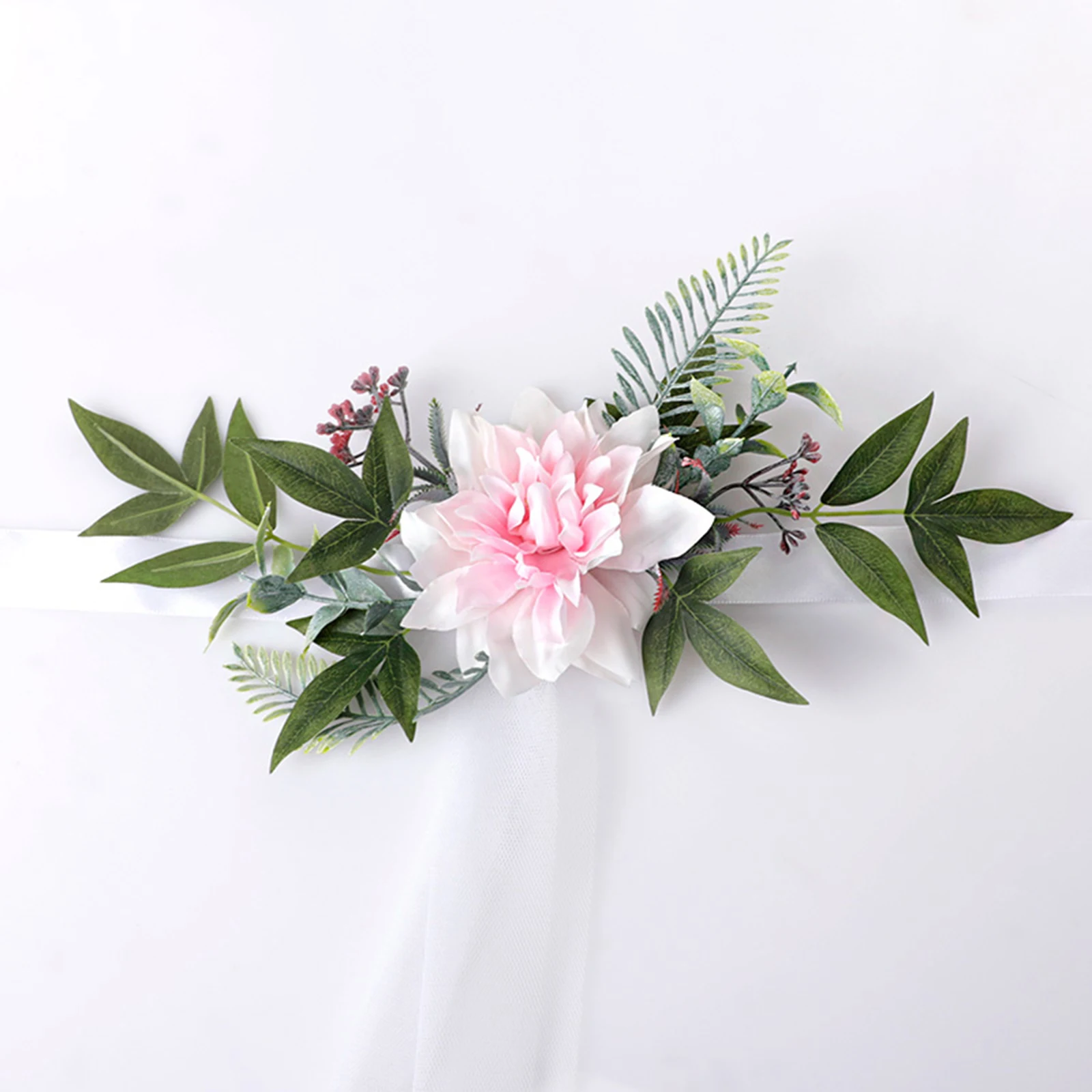 Decoration Plastic Silk Cloth White Pink Green Purple