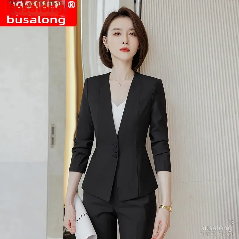 Женский зимний утолщенный высококачественный профессиональный костюм