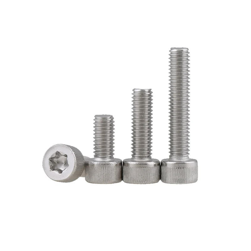 M3 M4 M5 5mm 6mm 8mm 10mm to 30mm 304 Stainless Steel DIN7985TX Torx Six Lobe Cap Cup Allen Head Bolt Hex Hexagon Socket Screw |