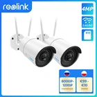 Reolink ip Камера Wi-Fi HD 4MP 2.4 г5 г со Слотом SD Карты Видеонаблюдение Движения Хранения Уличный Пуля Беспроводная Видеокамера RLC-410W-4MP