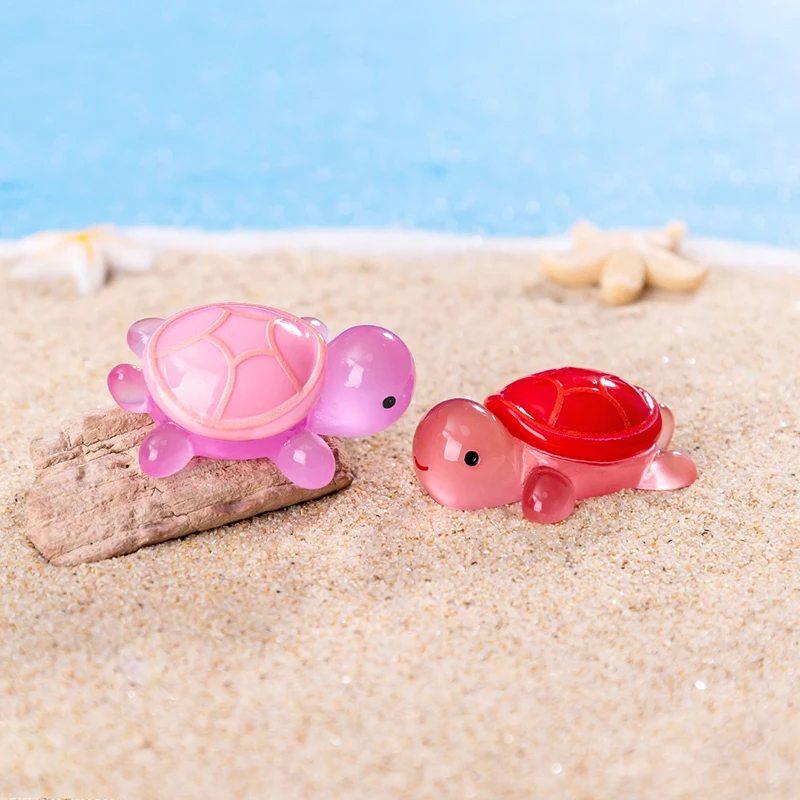 Фигурки морской черепахи Сияющие в темноте 1 77 дюйма шт.