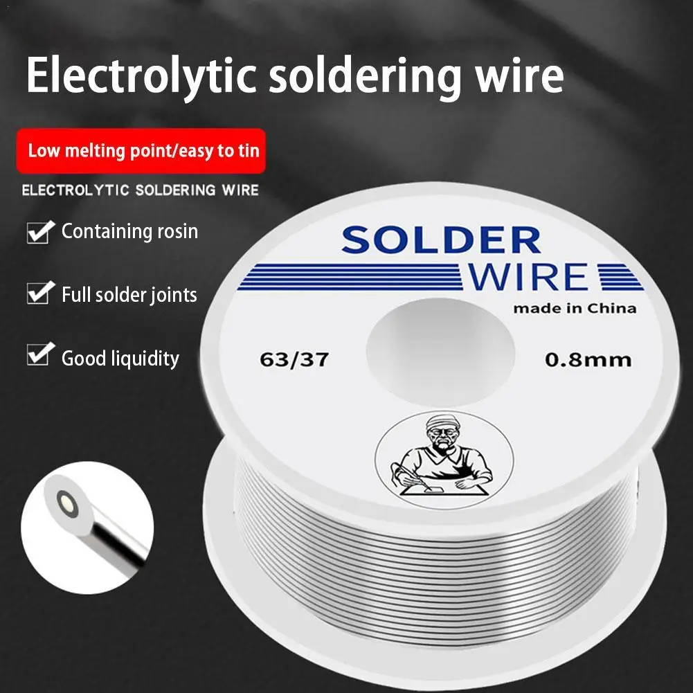 

Припой в виде провода, припой высокой степени очистки, с низким сплавом, с хорошей пайкой, сопротивление изоляции, без коррозии, легкая сварка, инструменты «сделай сам»