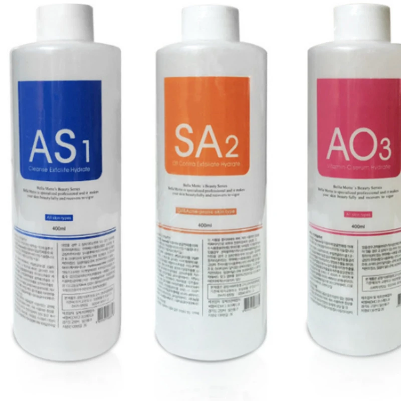 

2022 г., аппарат Hydra AS1 SA2 AO3, 400 мл, специальная Жидкая Сыворотка для лица, аппарат для микродермабразии Aqua Peel