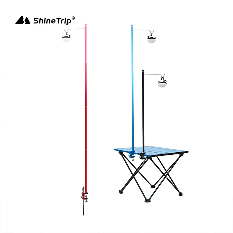 

Portable Foldable Camping Lantern Stand Aluminum Alloy Outdoor Camping Lamp Light Post Fixing Holder Detachable Hanger Bracket